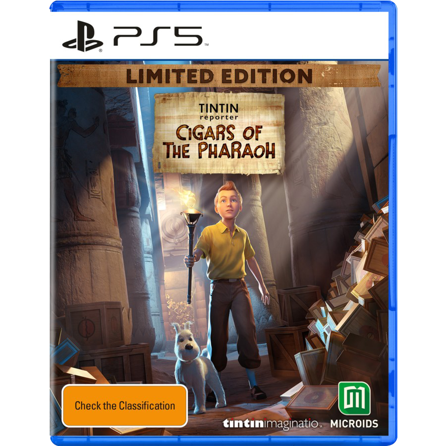 Tintin Reporter The Cigars Of The Pharaoh Limited Edition PS5