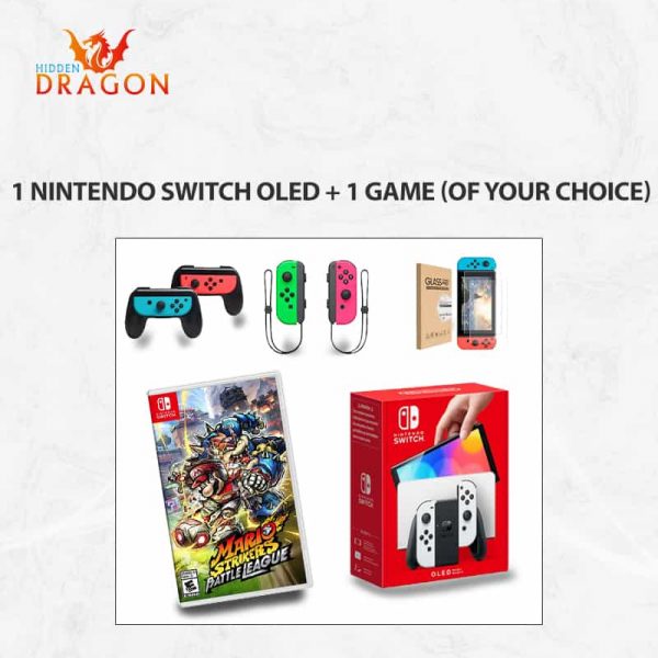 1 Nintendo Switch Console OLED + 1 Game